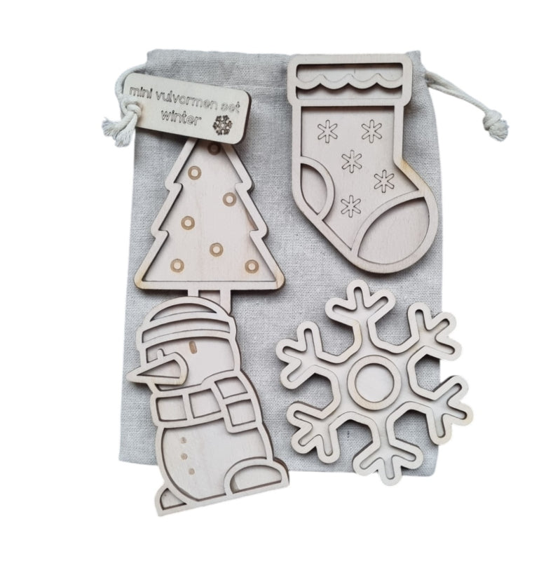 Mini vulvormen set winter