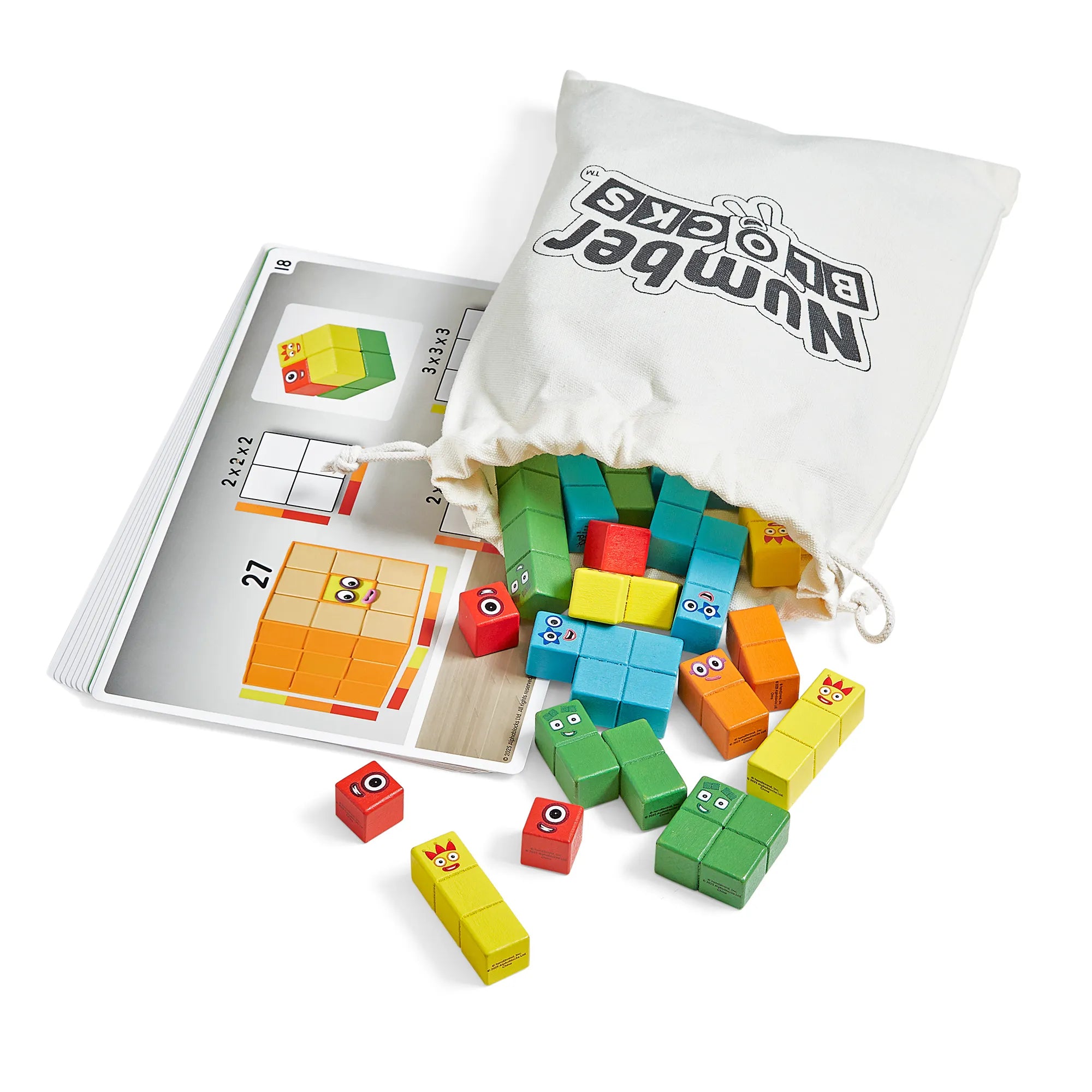 Numberblocks® Wooden Building Blocks Activity Set