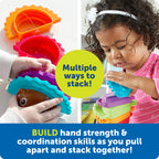Spike de fijne motorische egel® regenboogstapelaar