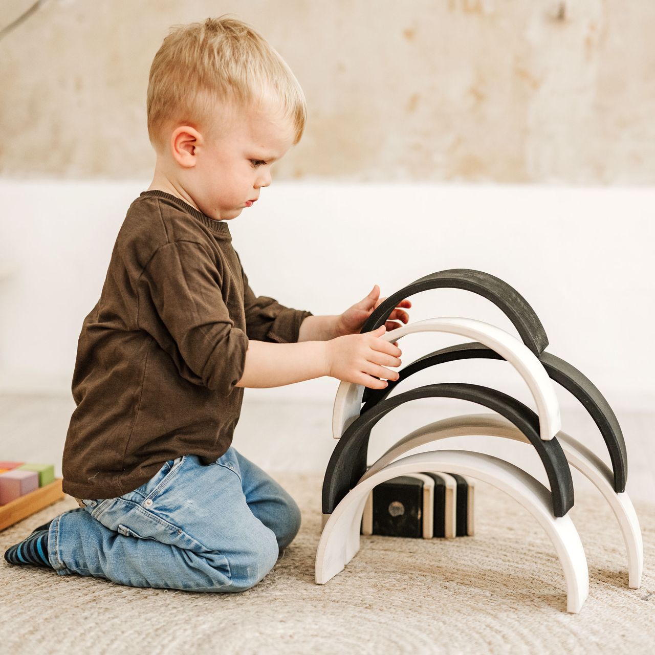 Regenboog Monochrome