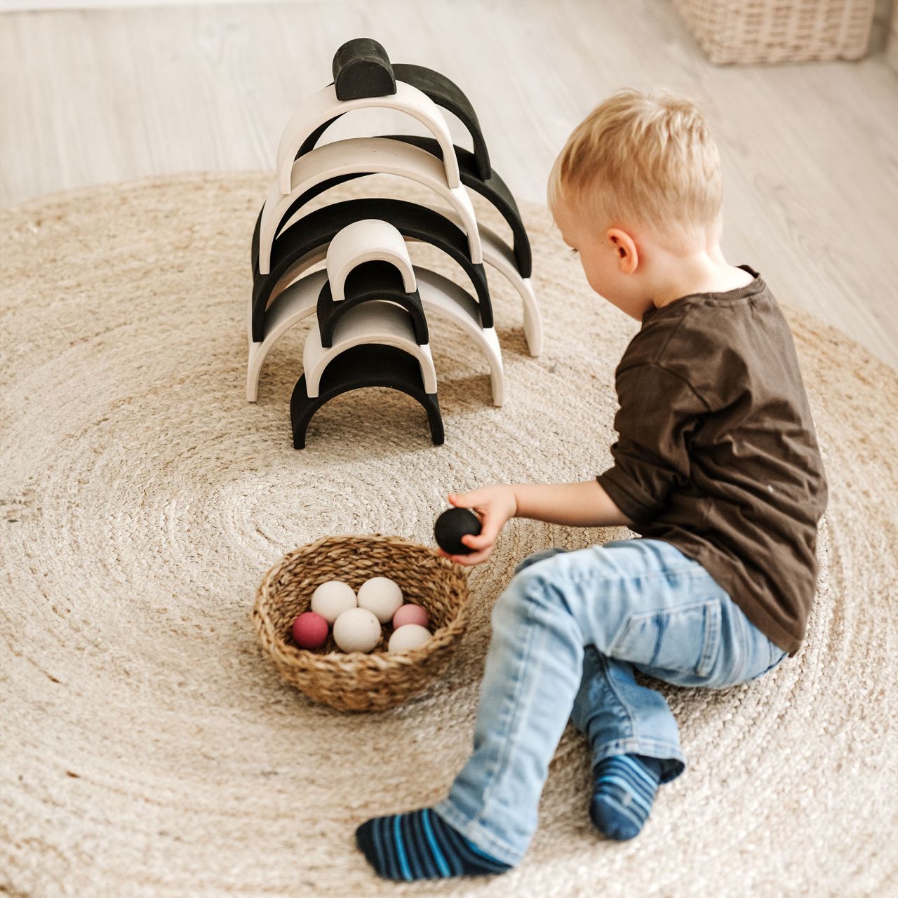 Regenboog Monochrome