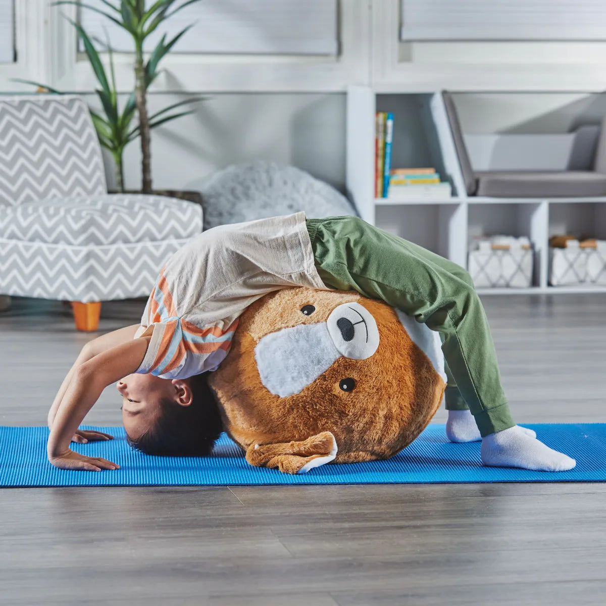 Yoga Ball Buddy with BubblePlush™ Puppy