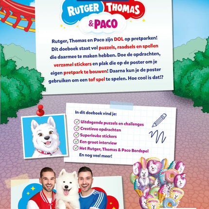 Het doeboek van Rutger, Thomas en Paco - Bouw je eigen pretpark!