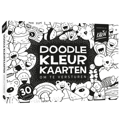 Paperfuel Doodlekleurkaarten om te versturen - Karin Luttenberg