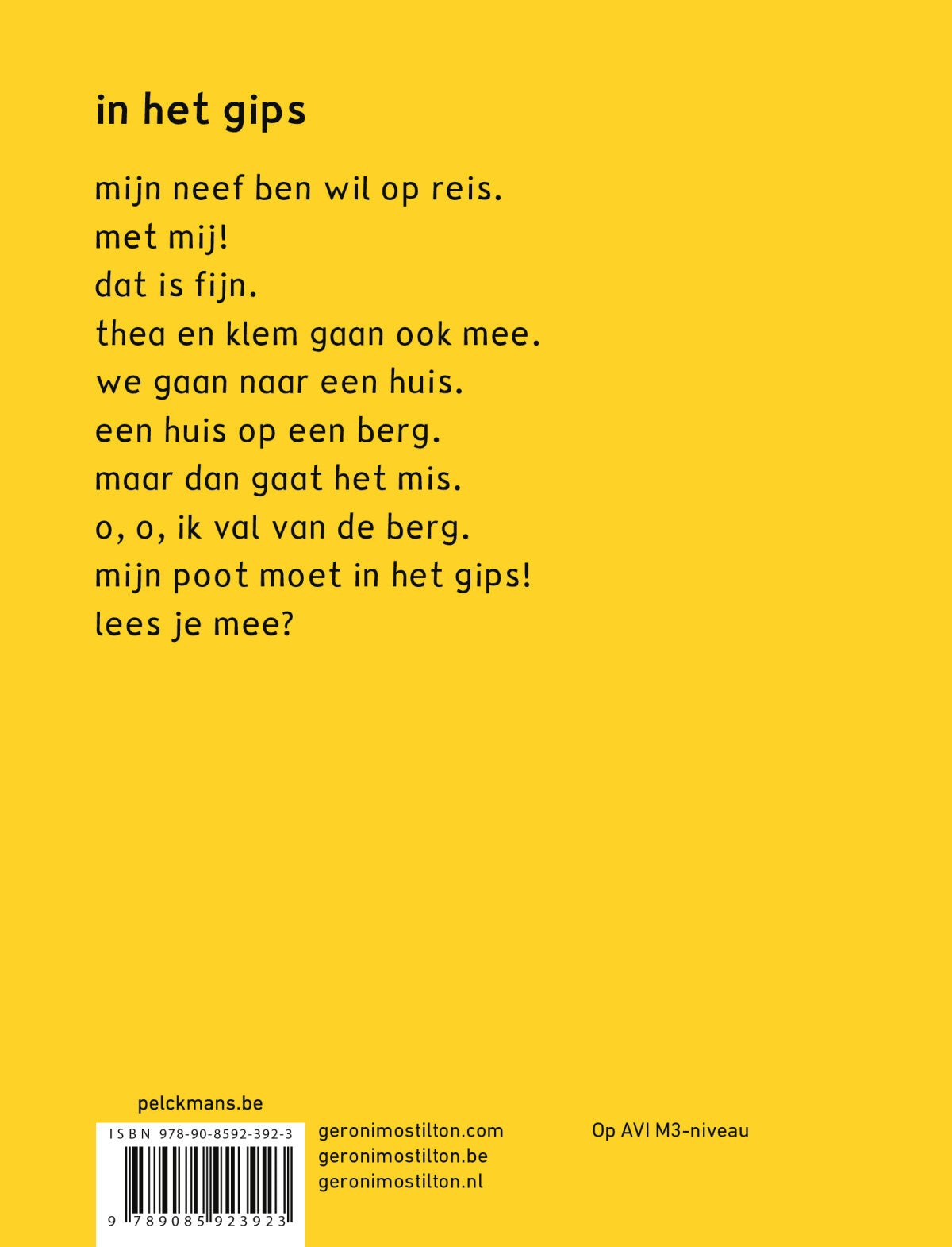 In het gips M3 - Geronimo Stilton