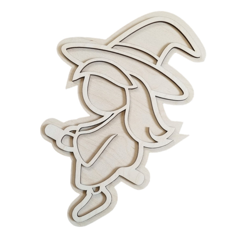 Speeltray vulvorm van een heks