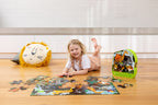 Shaped box puzzles, 36 stuks Jungle vrienden