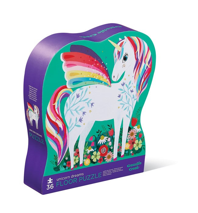 Shaped box puzzles, 36 stuks Eenhoorn dromen