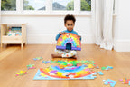 Shaped box puzzles, 36 stuks Over de regenboog