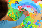 Shaped box puzzles, 36 stuks Over de regenboog
