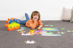 Shaped box puzzles, 36 stuks  Dino land