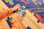 Shaped box puzzles, 36 stuksBouwplaats