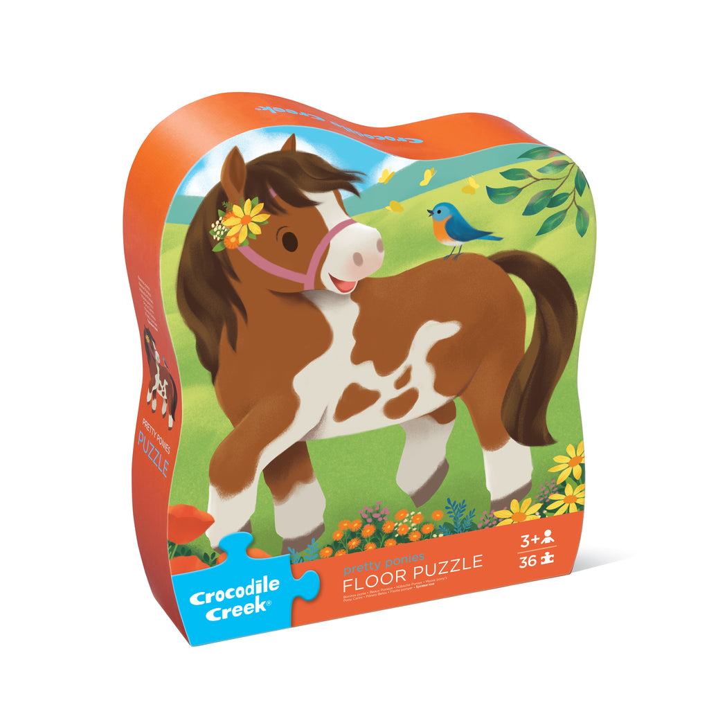 Shaped box puzzles, 36 stuks Lieve pony's