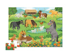 Shaped box puzzles, 36 stuks Lieve pony's