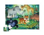 Shaped box puzzles, 36 stuks Wilde dieren
