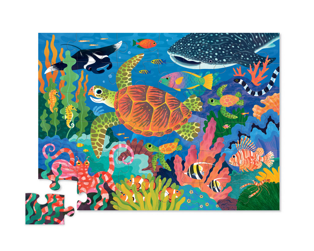 Shaped box puzzles, 36 stuks Zeeschildpad