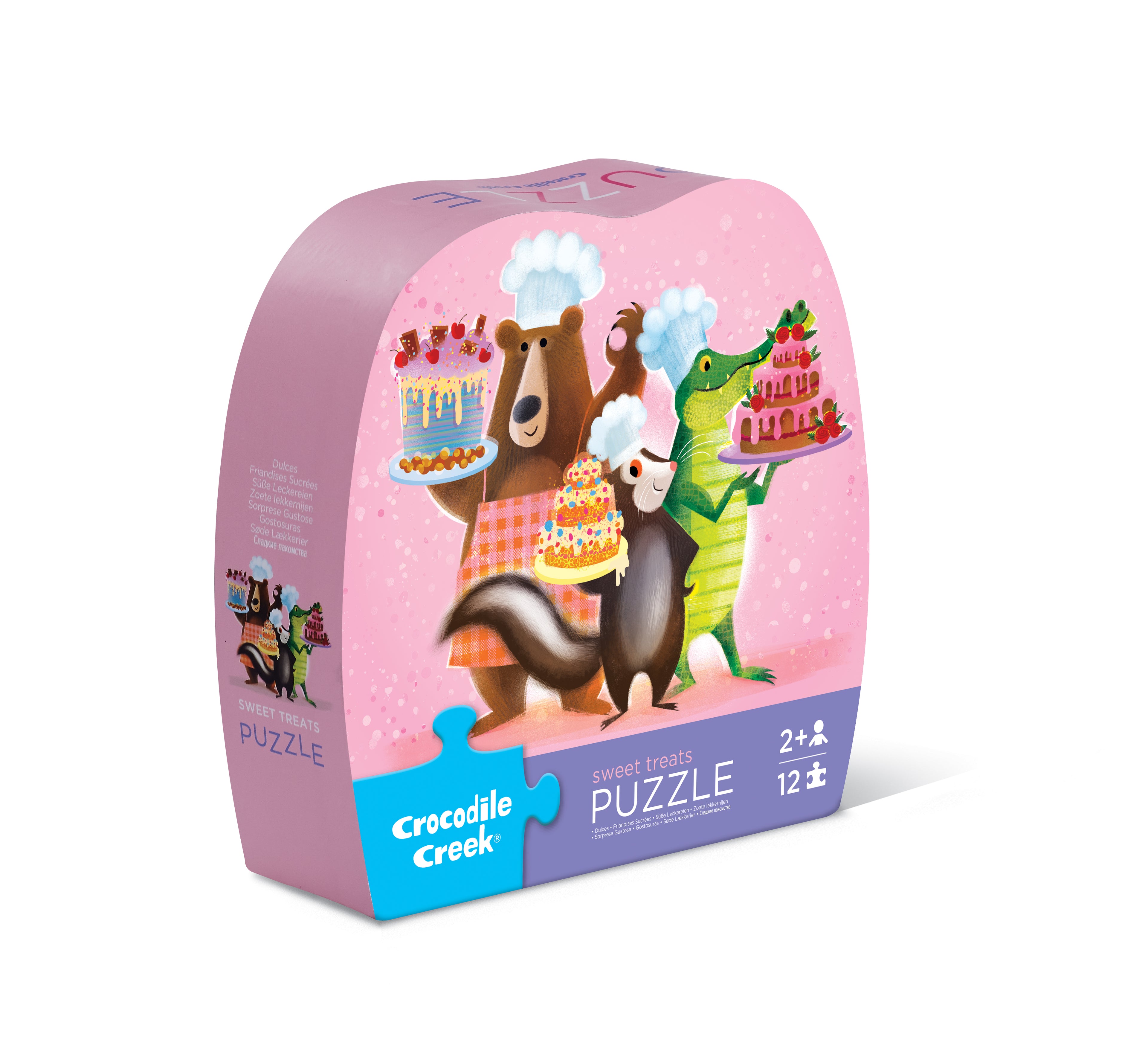 Shaped box puzzles, 12 stuks Sweet treats