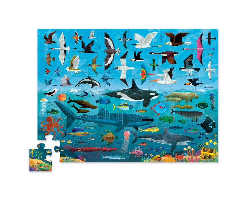 Above + below puzzles, 48 stuks Zee en lucht