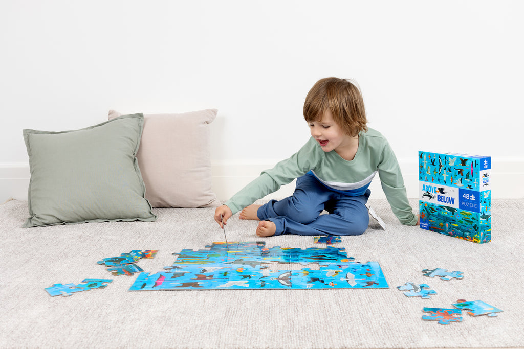 Above + below puzzles, 48 stuks Zee en lucht