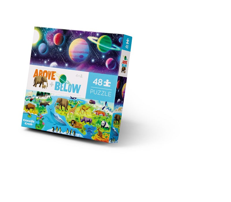 Above + below puzzles, 48 stuks De aarde en de ruimte