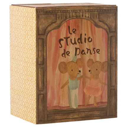 Maileg Balletmuizen in de dansstudio – Kleine zus en broer