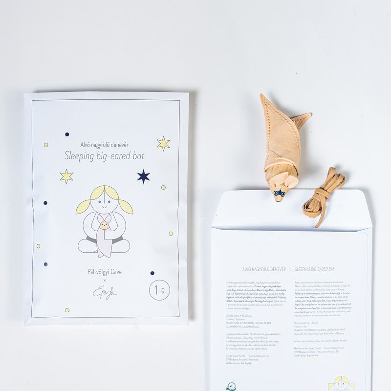 Big-eared bat - closed wing