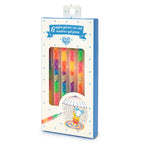 6 regenboog gel pennen