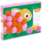 Dieren en ronde pompons