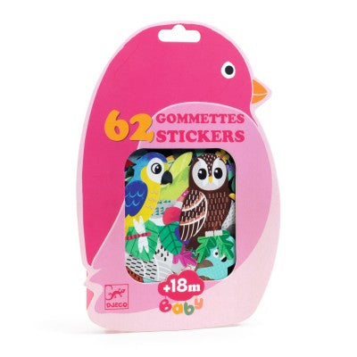 Djeco Big Stickers Vogels