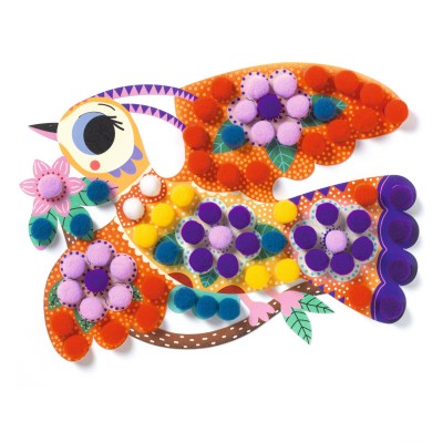 Djeco pompoms vogeltjes