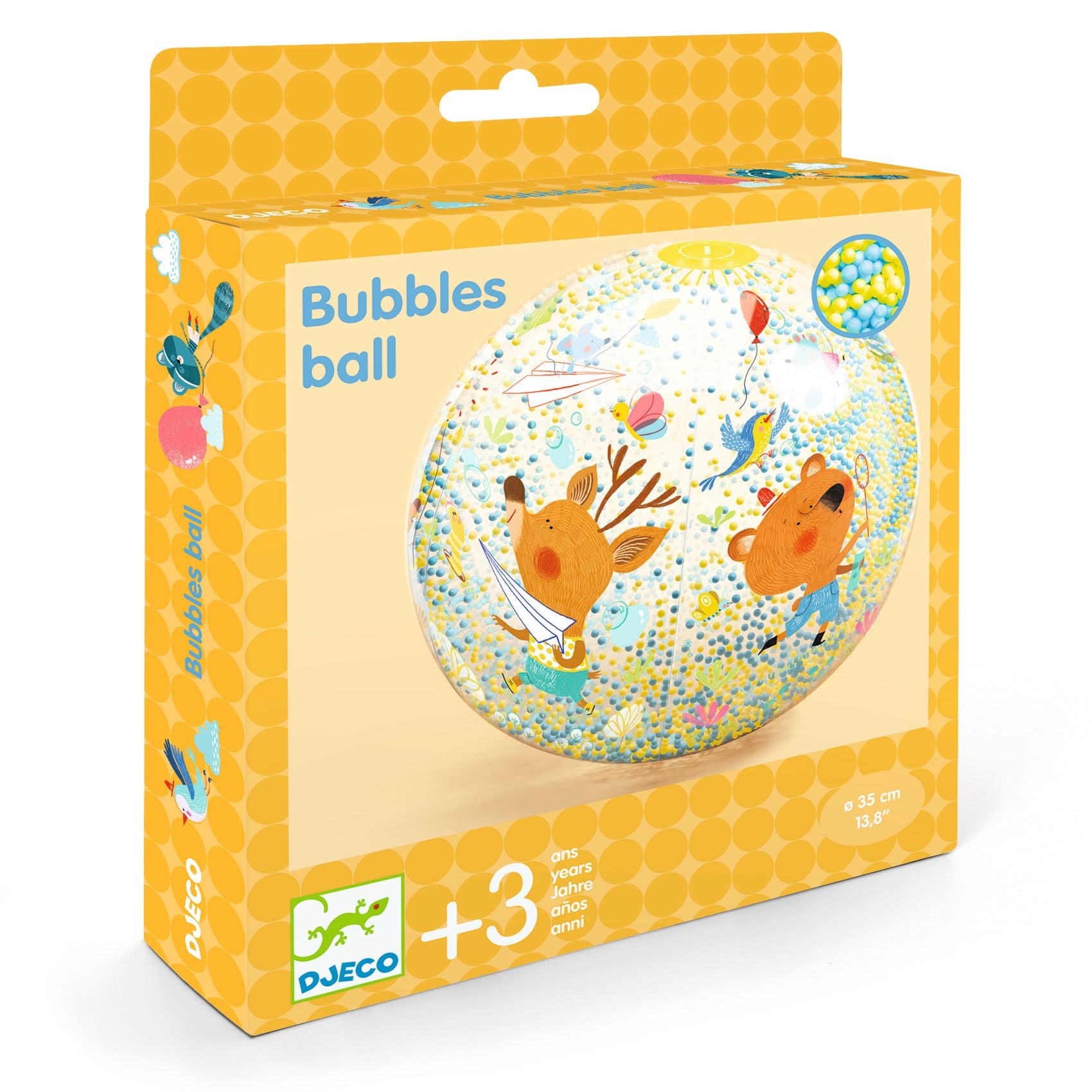 Djeco opblaasbare bal Bubbles