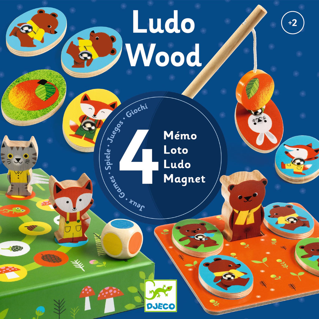 LudoWood - 4 spellen