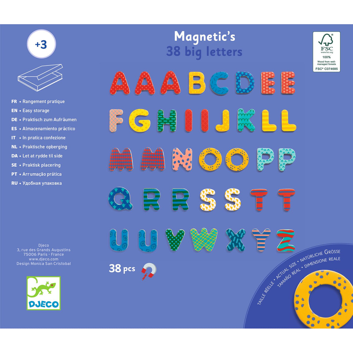 38 big letters
