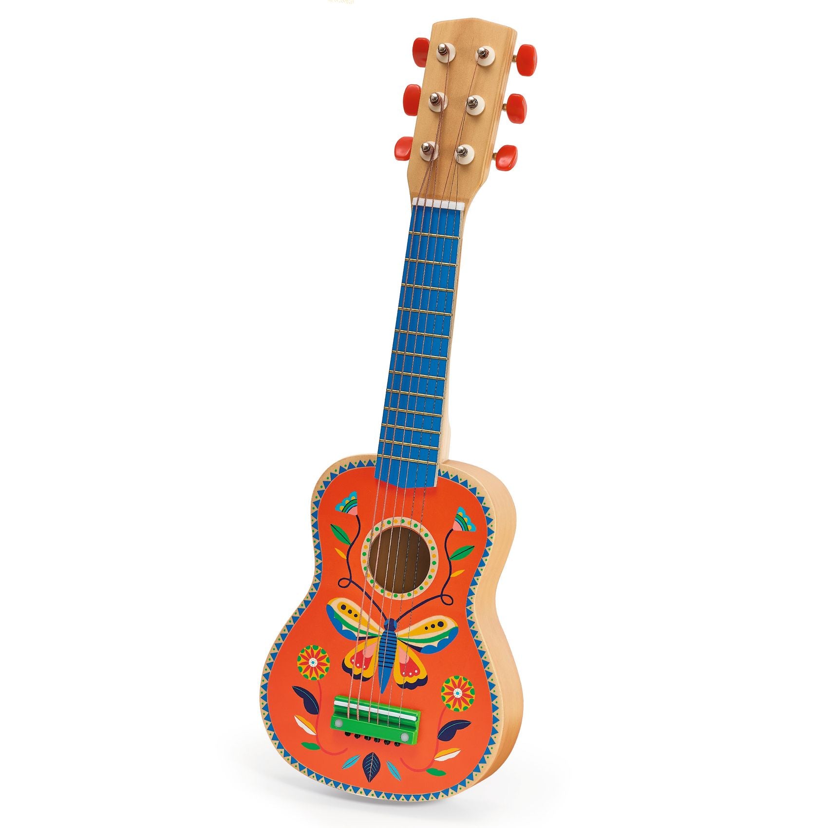 6-snarige gitaar met metaal - Klein model
