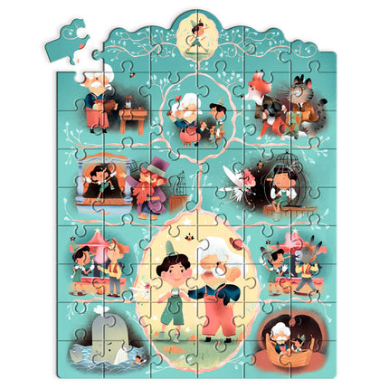 Djeco Story puzzel Pinocchio 54 stukken