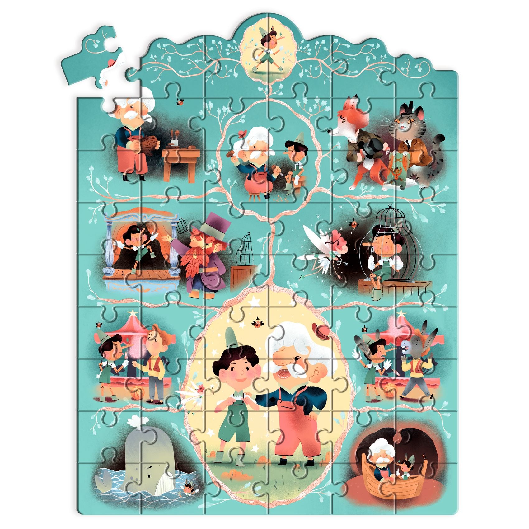 Story puzzel Pinocchio * 54 stukken
