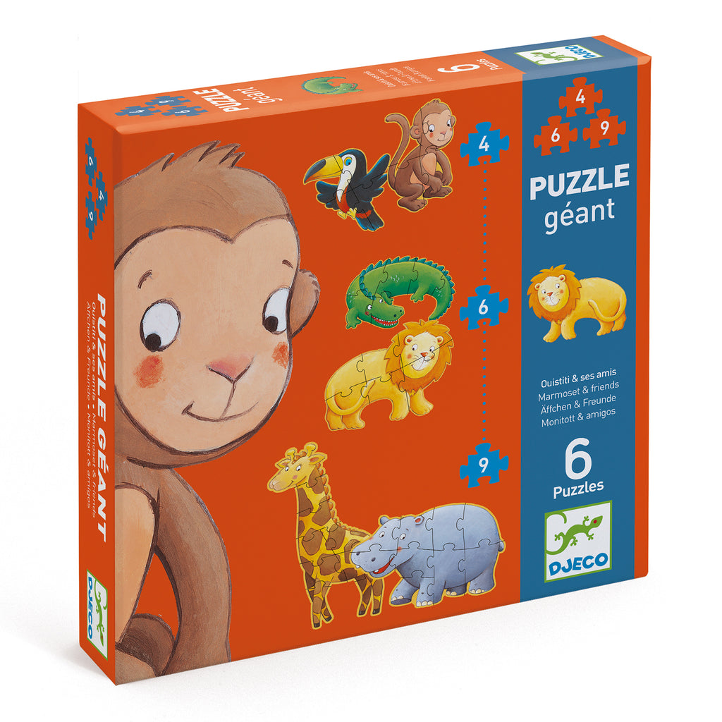 Giant puzzel Ouistiti en zijn vrienden