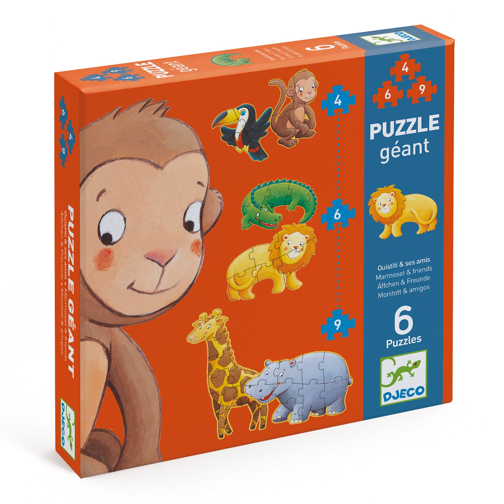 Giant puzzel Ouistiti en zijn vrienden