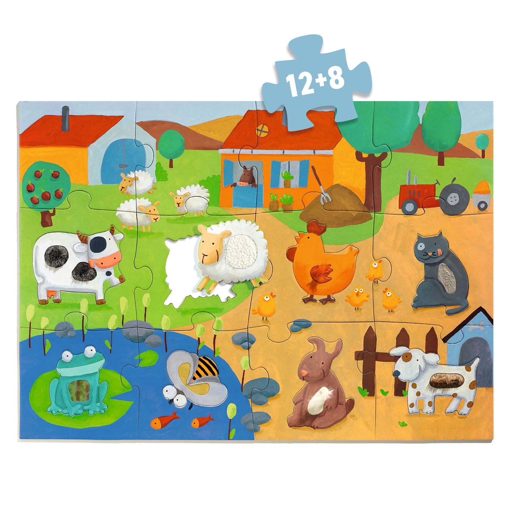 Tactiloferme 12 + 8 pcs