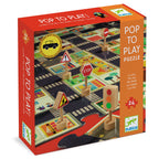 Puzzel Pop To Play stad met verkeersborden