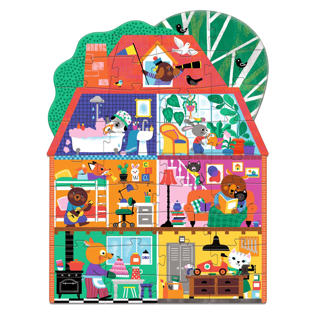 Het huis van de kleine vriendjes – 36 stukjes