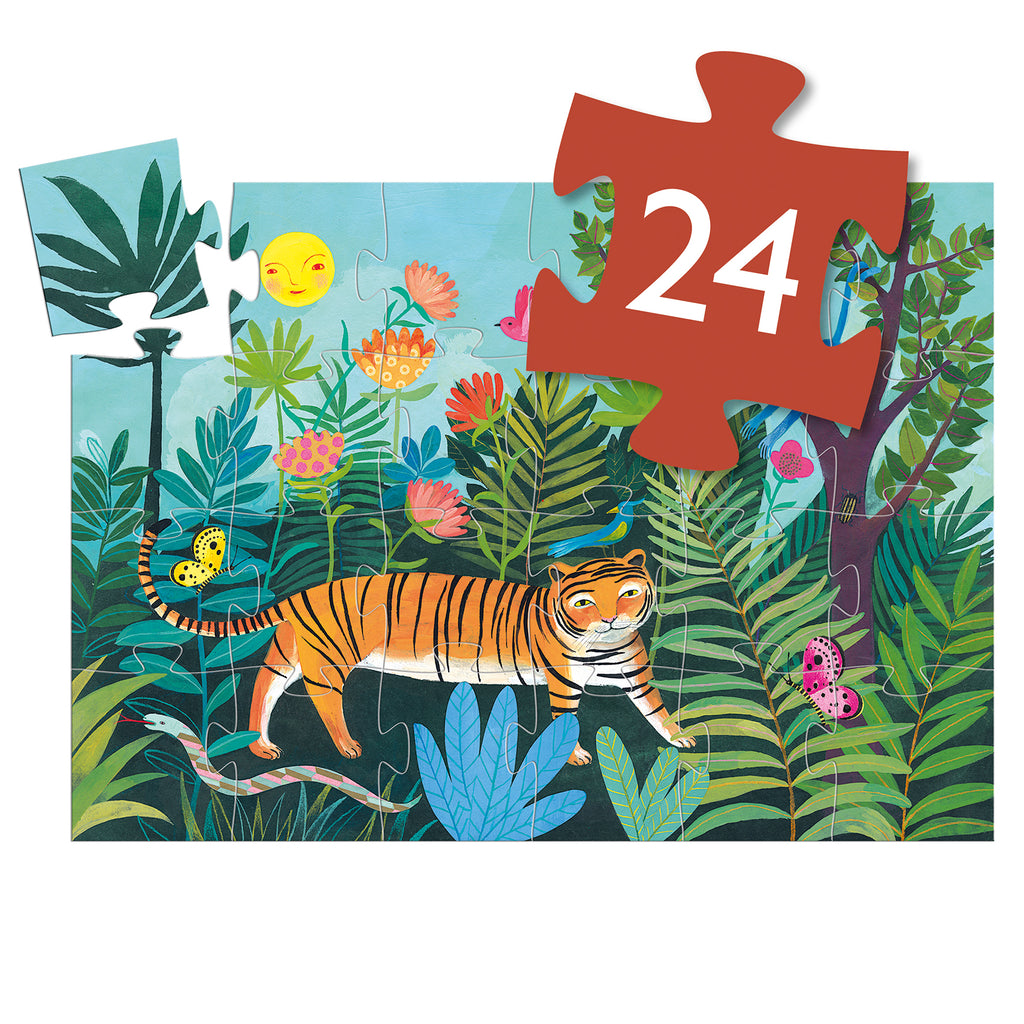 De wandeling van de tijger – 24 stukjes