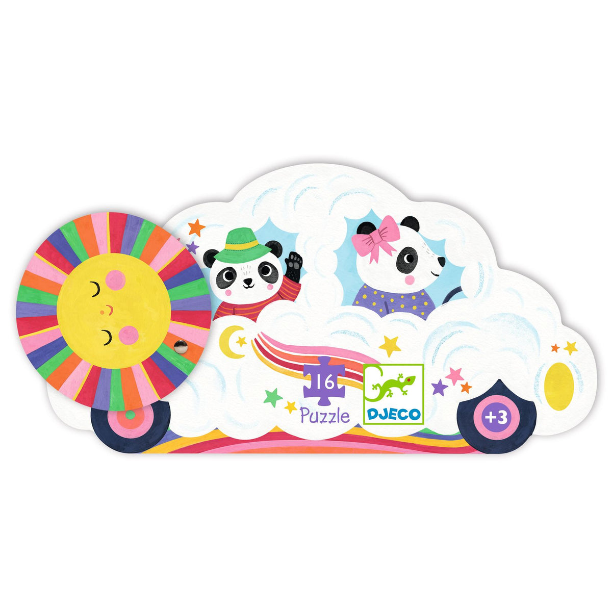 Wolkenauto – 16 stukjes