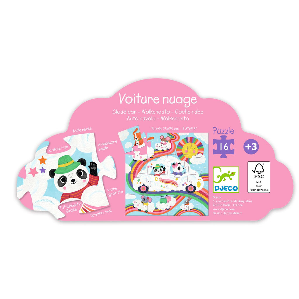 Wolkenauto – 16 stukjes