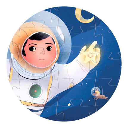 Djeco Astronaut op de maan – 36 stukjes