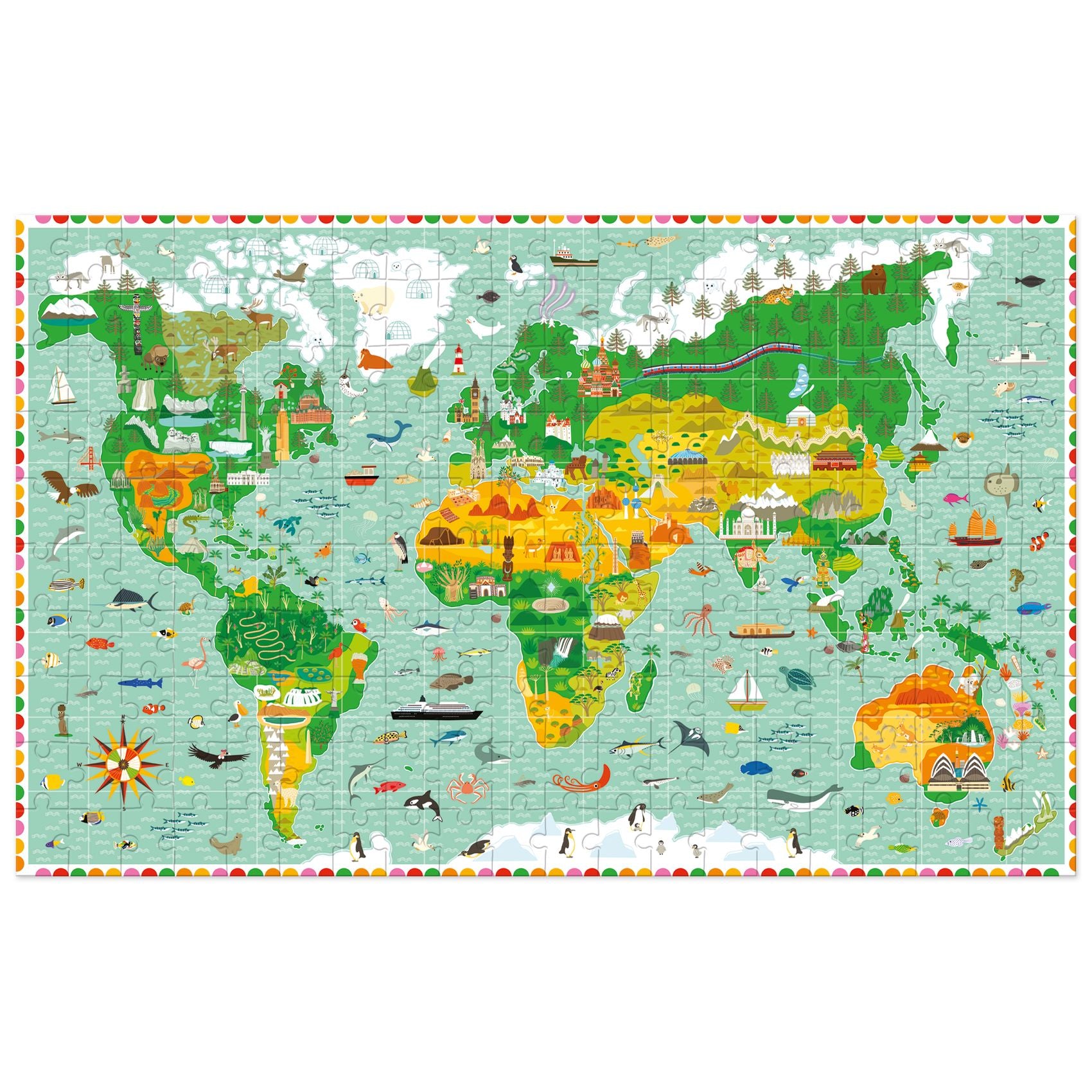 Around the world + booklet