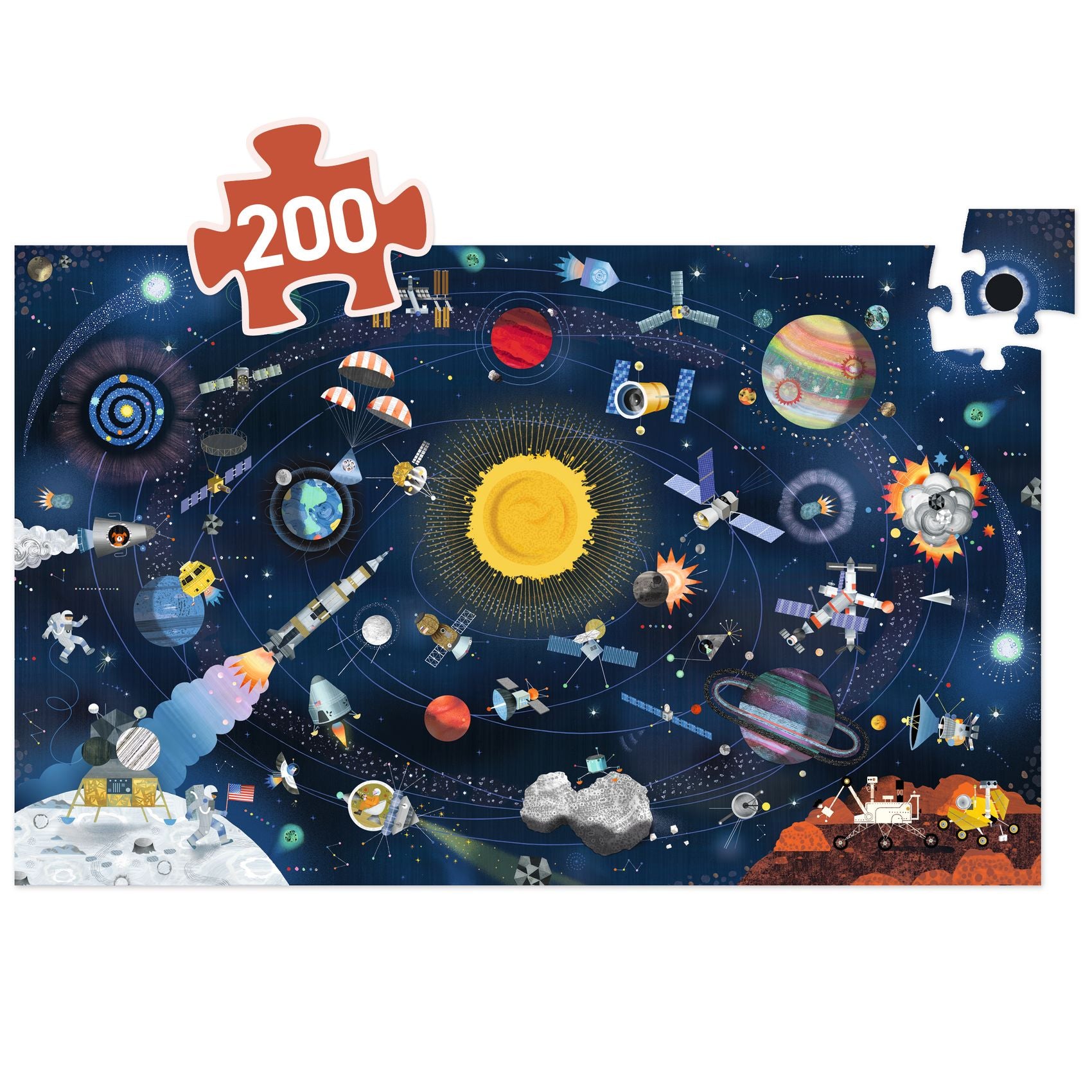 The space + booklet 200pc