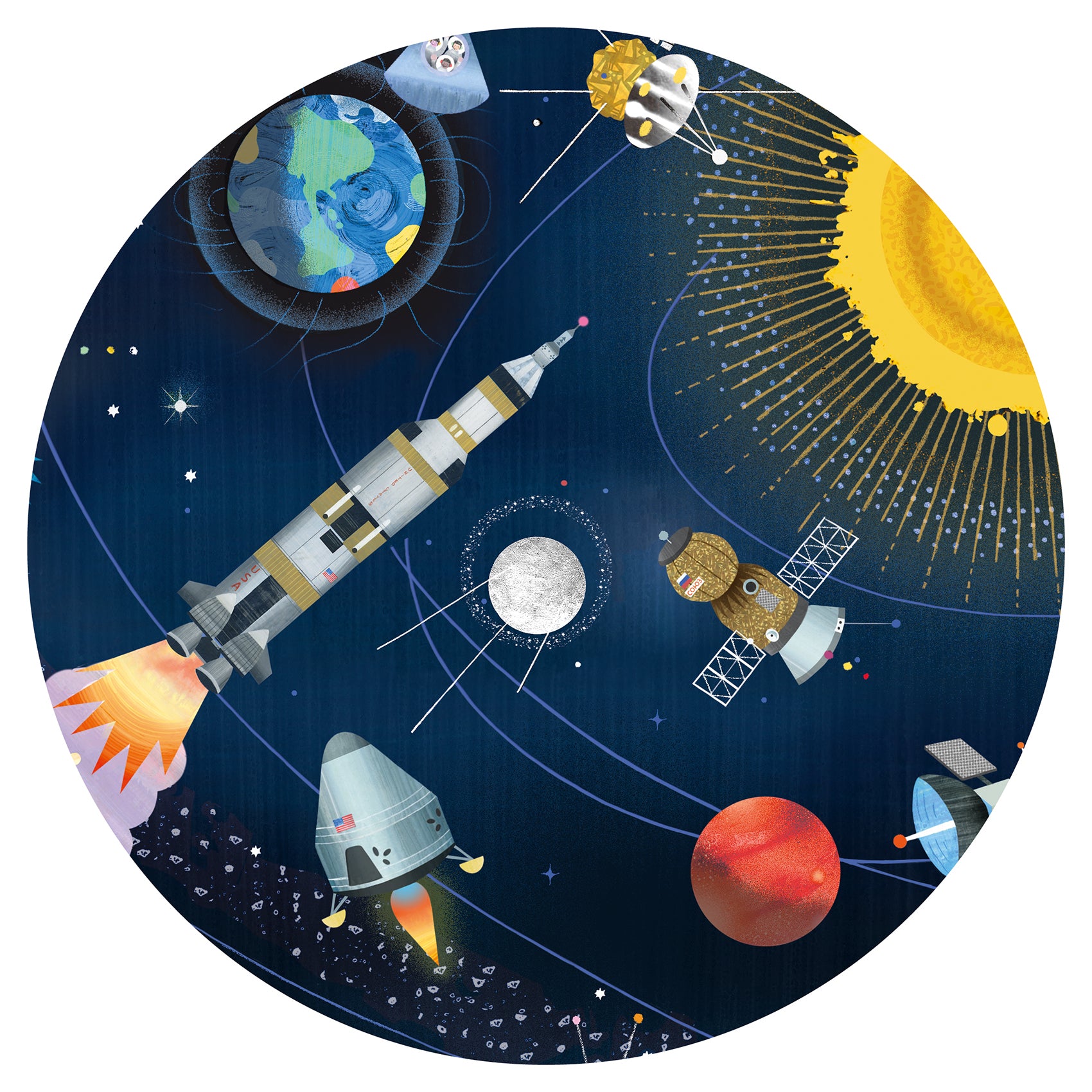 The space + booklet 200pc