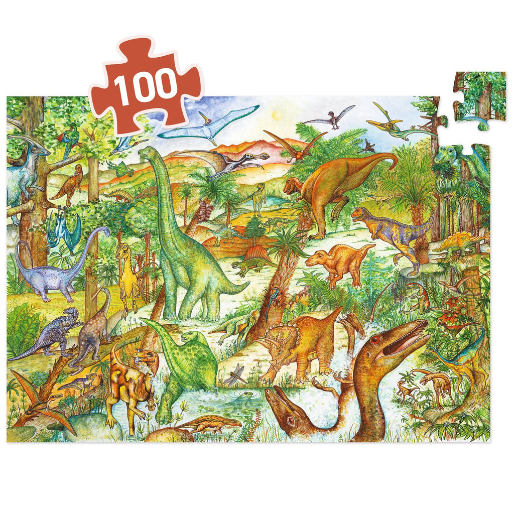 Dinosaurs + booklet - 100 pcs