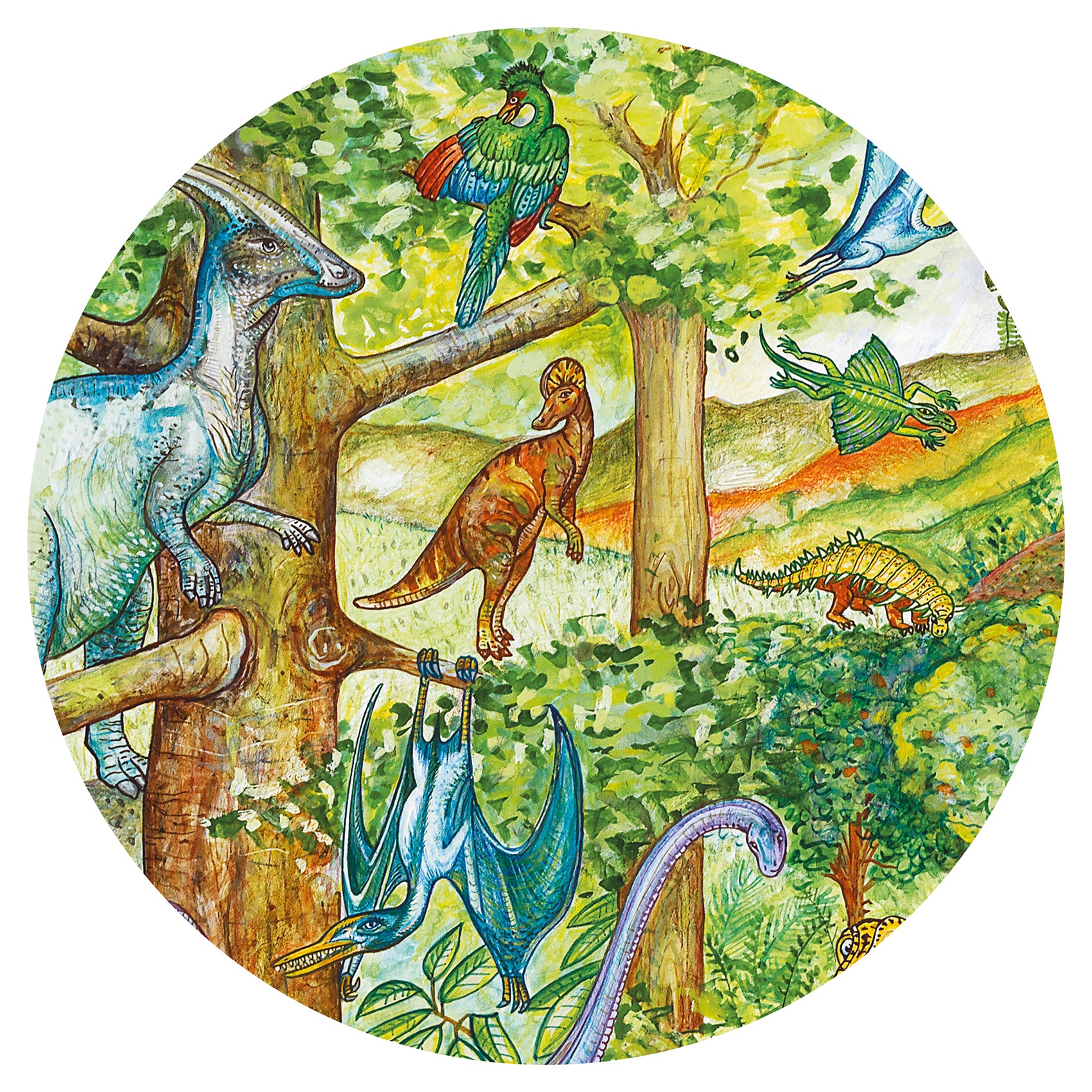 Dinosaurs + booklet - 100 pcs